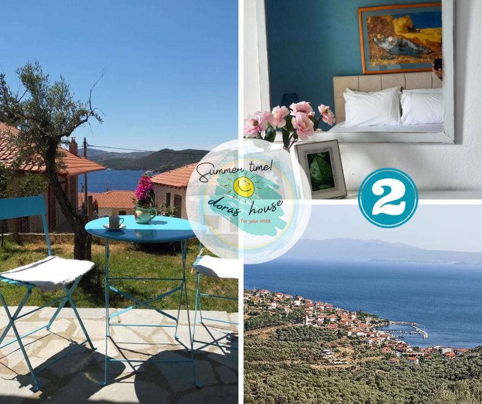 Dora'S House Comfortable Apartment With A Yard And View Pyrgadikia Luaran gambar